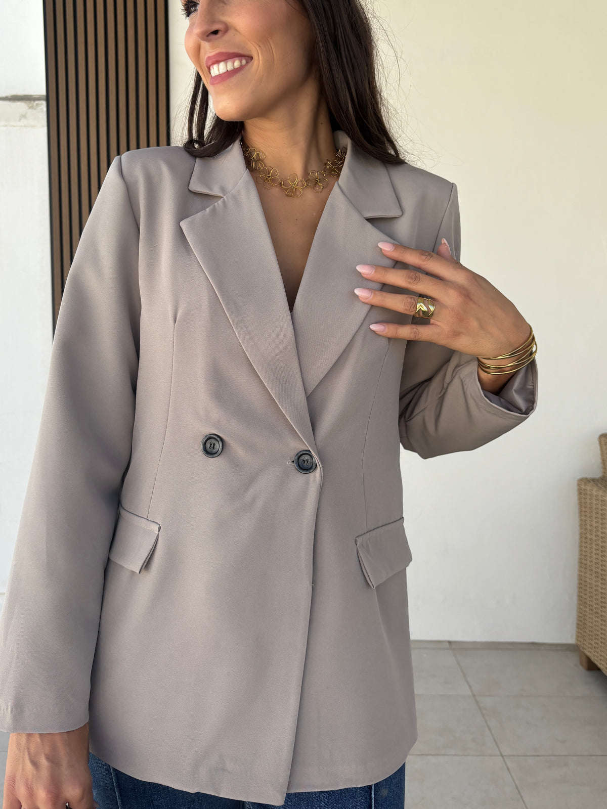 Blazer Sara taupe