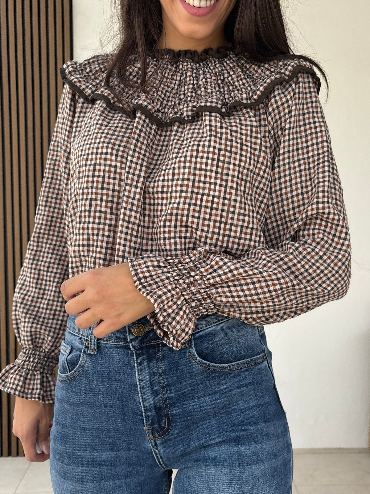 Camisa Mariana Marrón