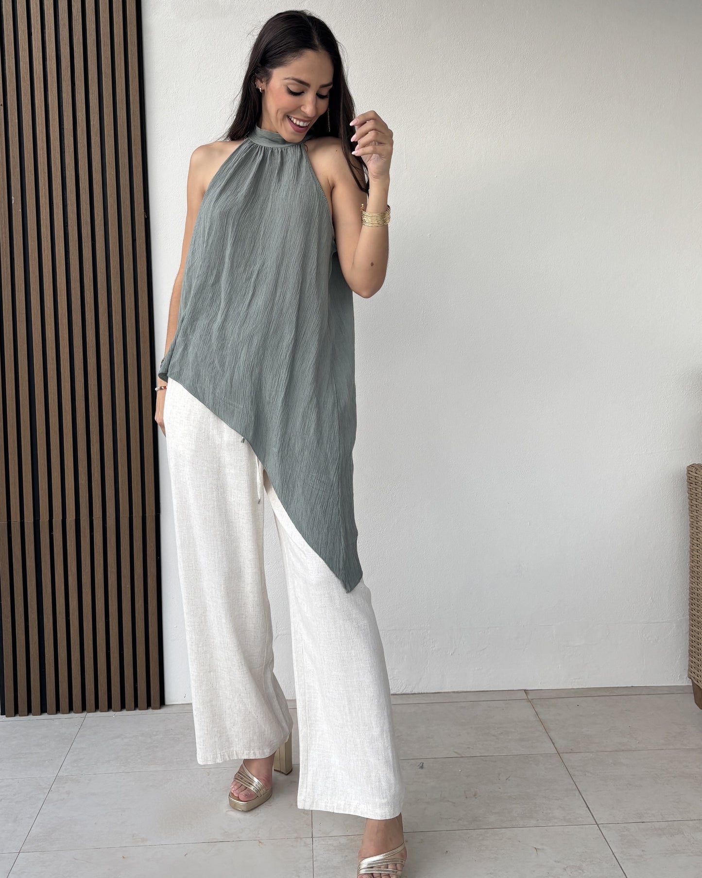 Blusa asimétrica Mar