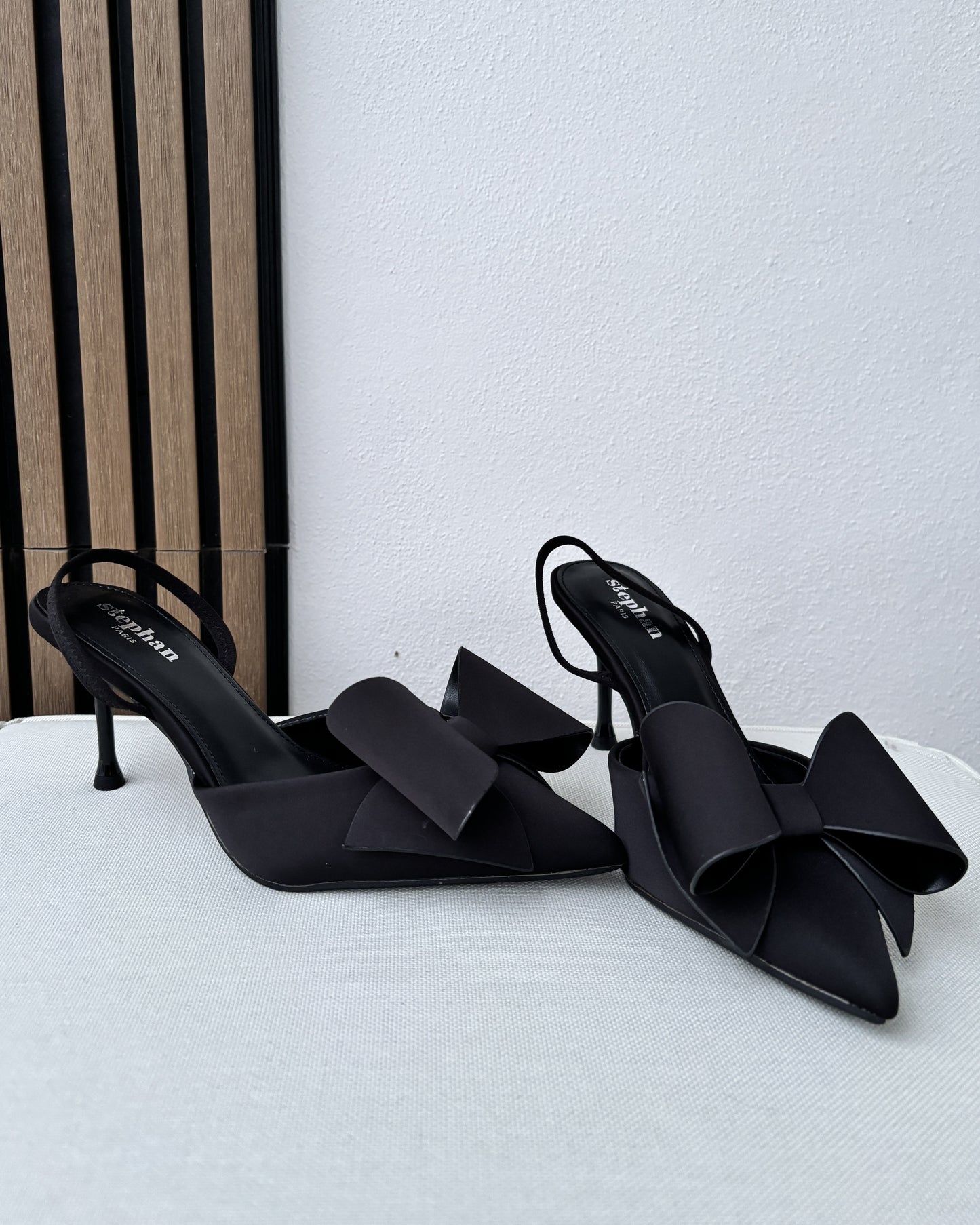 Zapato Lazo Negro