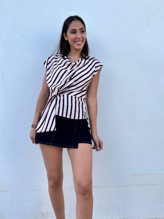 Camisa Parisiana Burdeos
