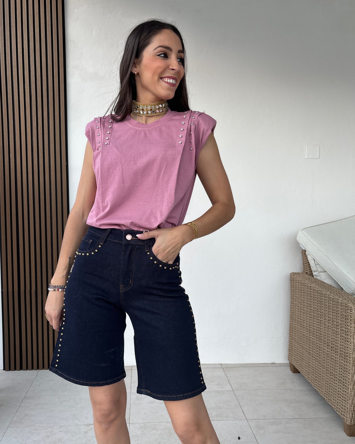 Camiseta Murcia Rosa Palo