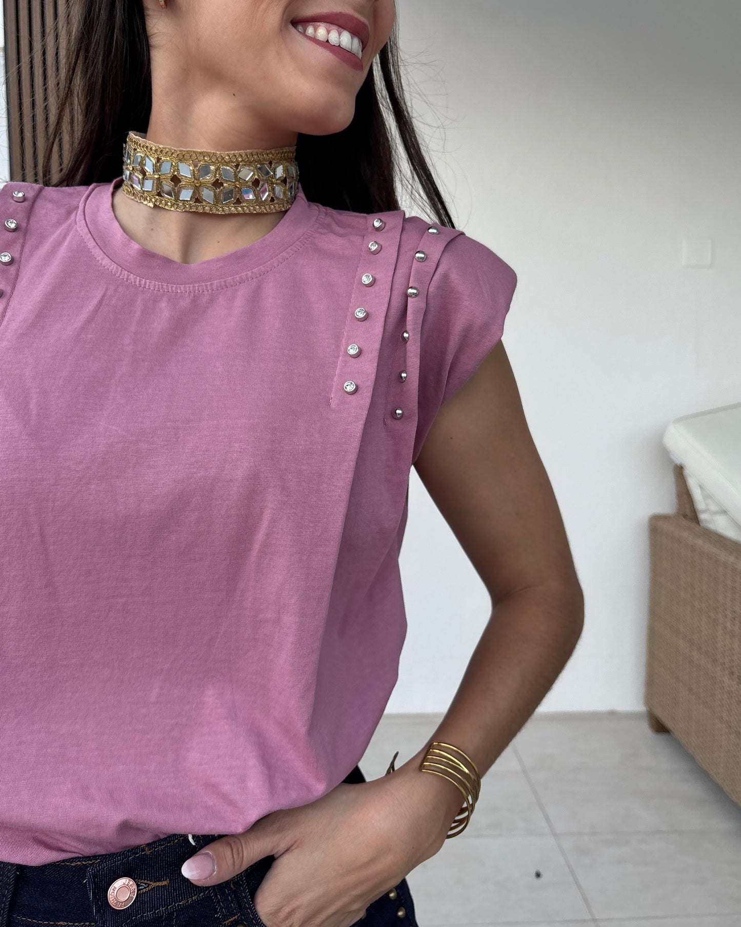 Camiseta Murcia Rosa Palo