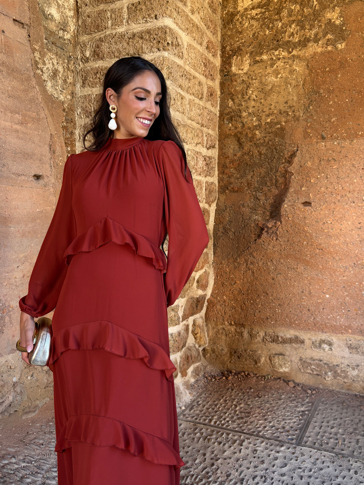Vestido Amalia cardera