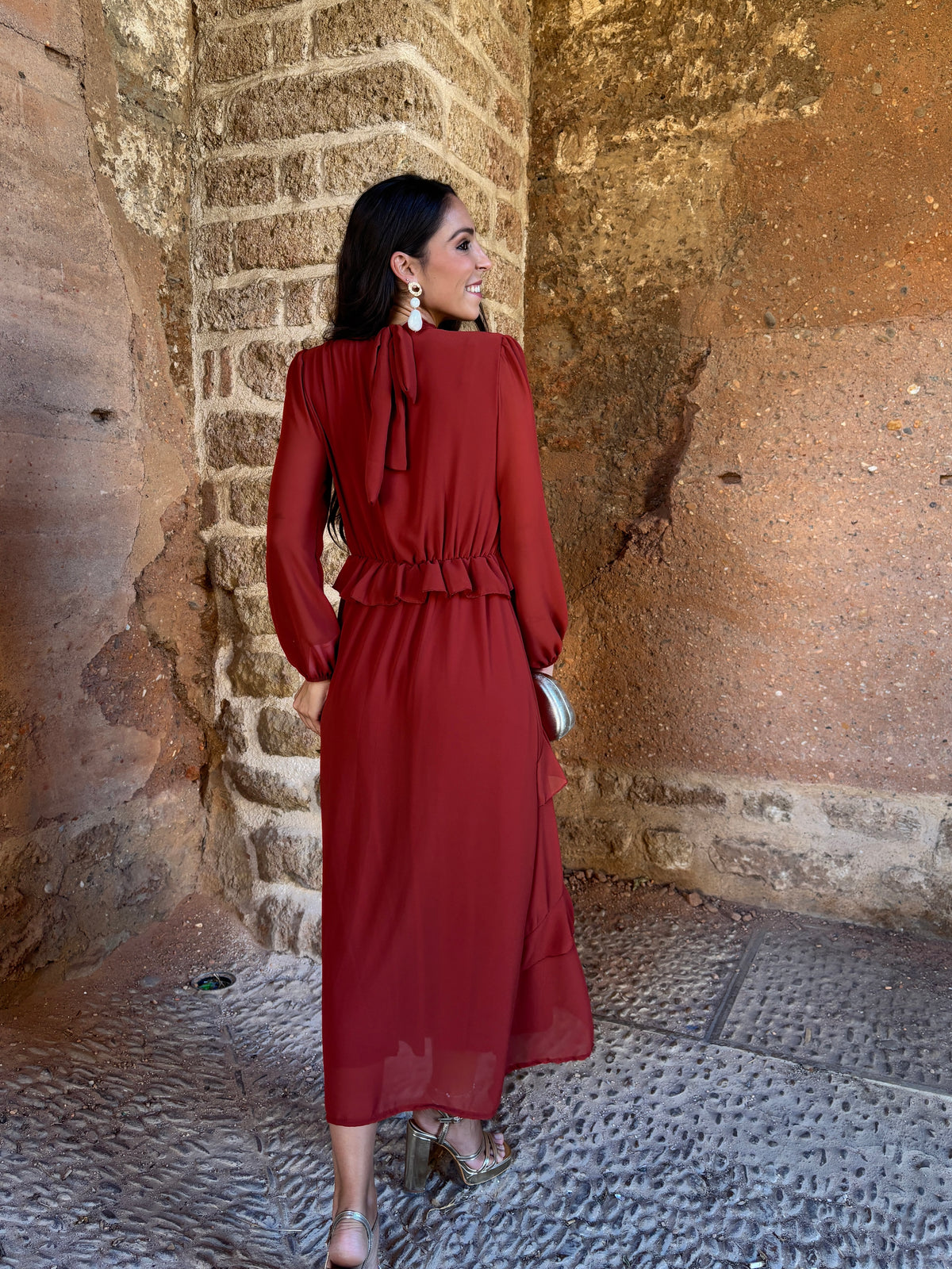 Vestido Amalia cardera