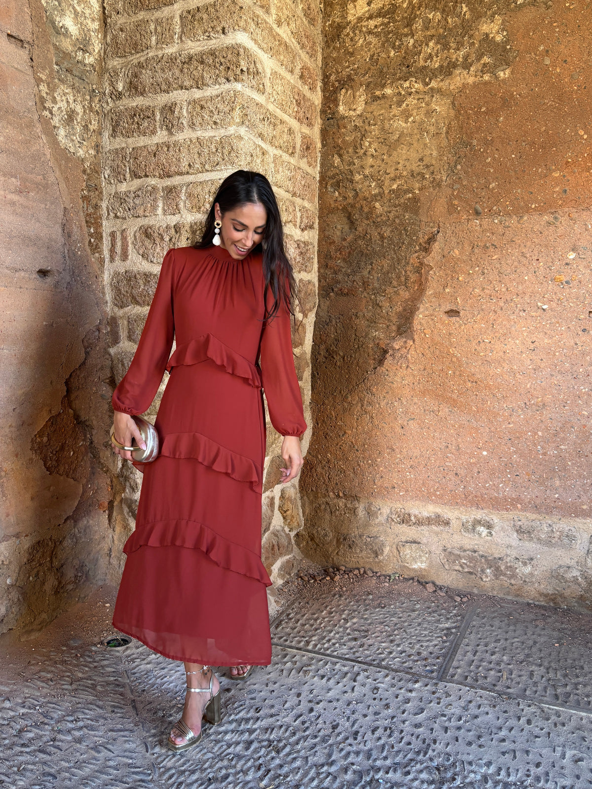 Vestido Amalia cardera