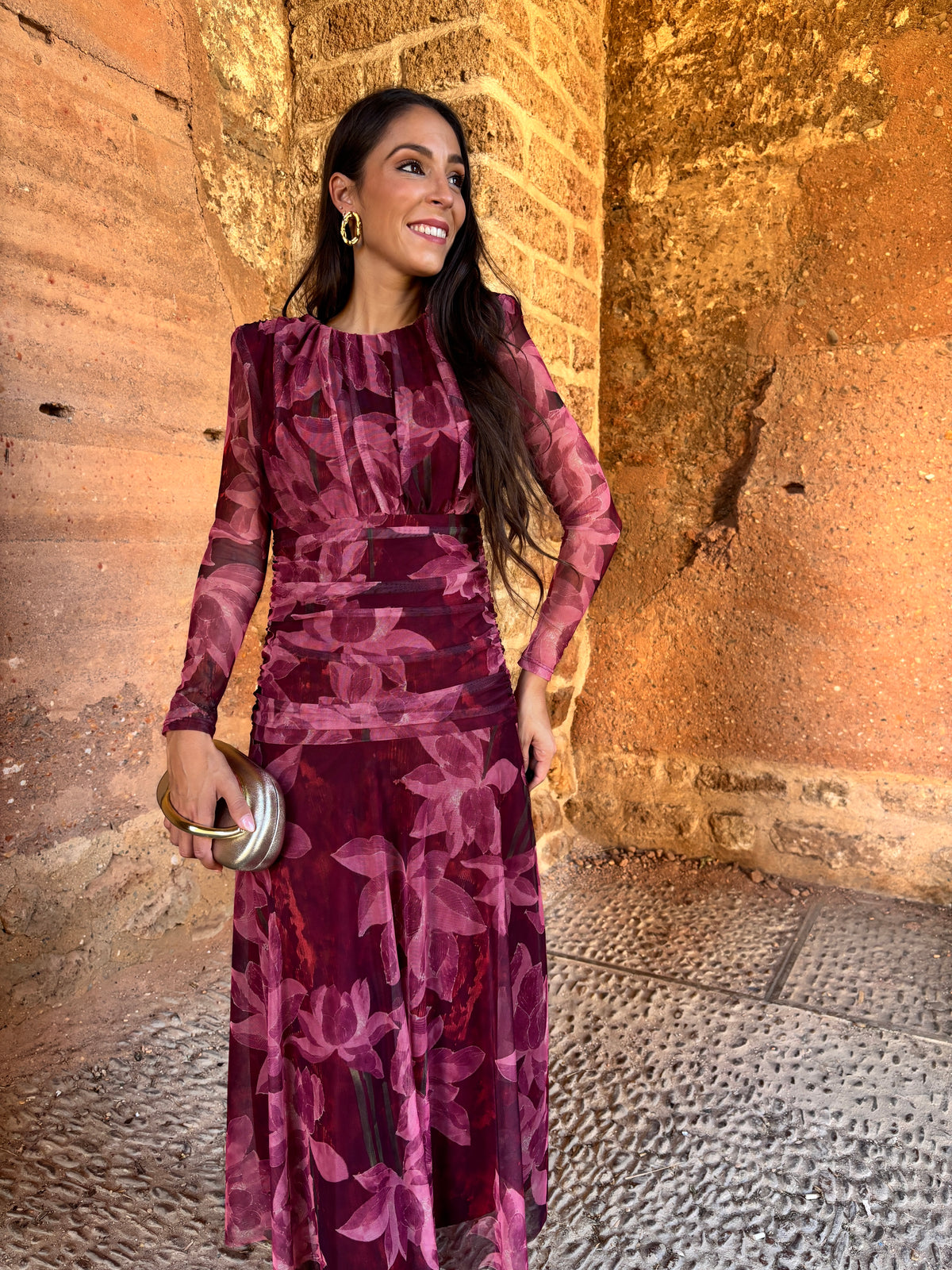 Vestido Rafaela Rosa