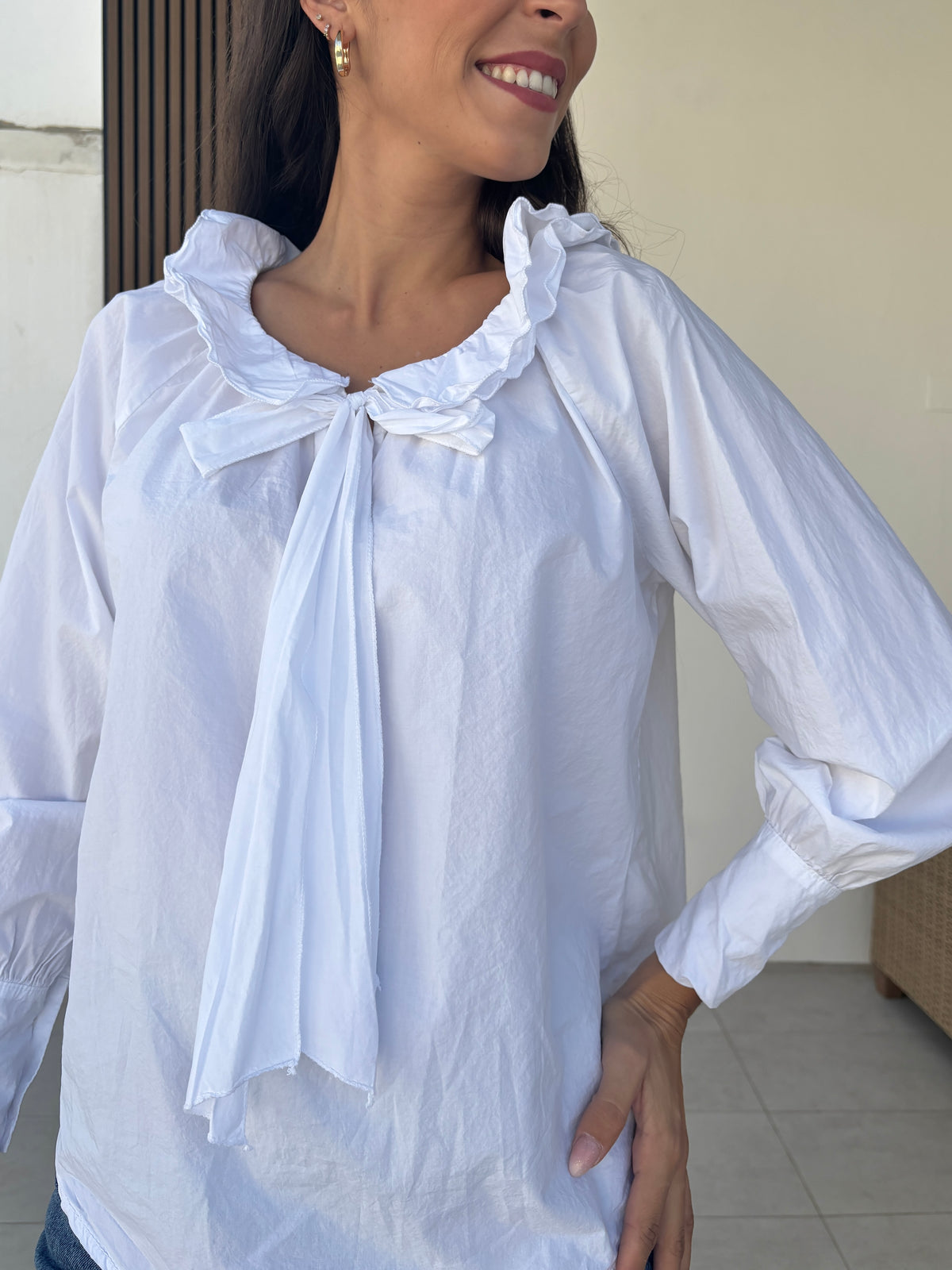 Camisa Blanca Lazo