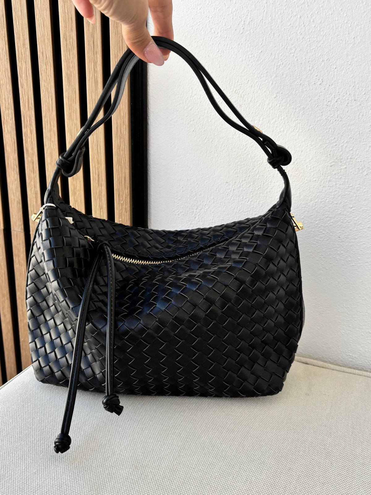 Bolso tranzado negro