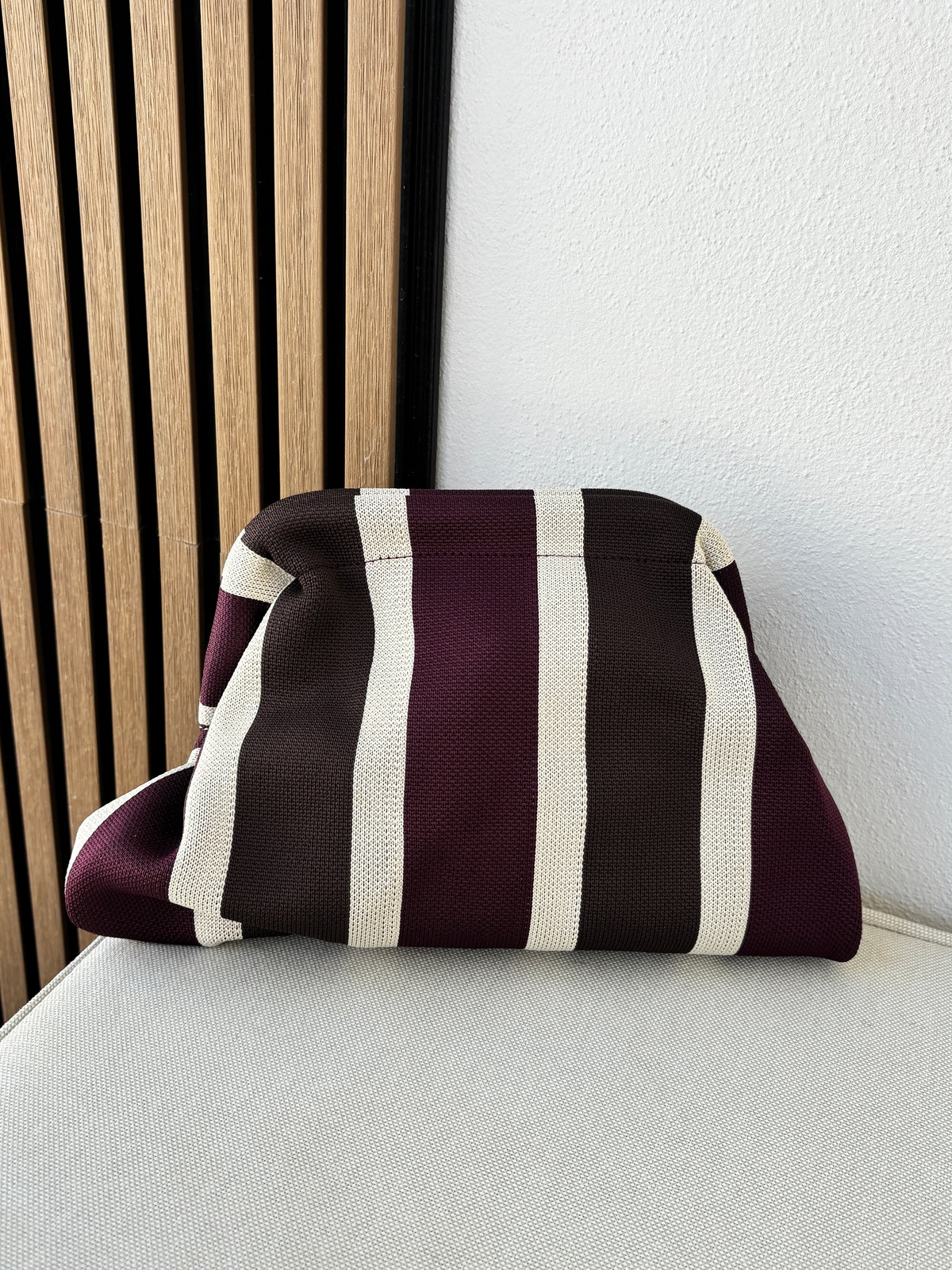 Bolso Rayas burdeos