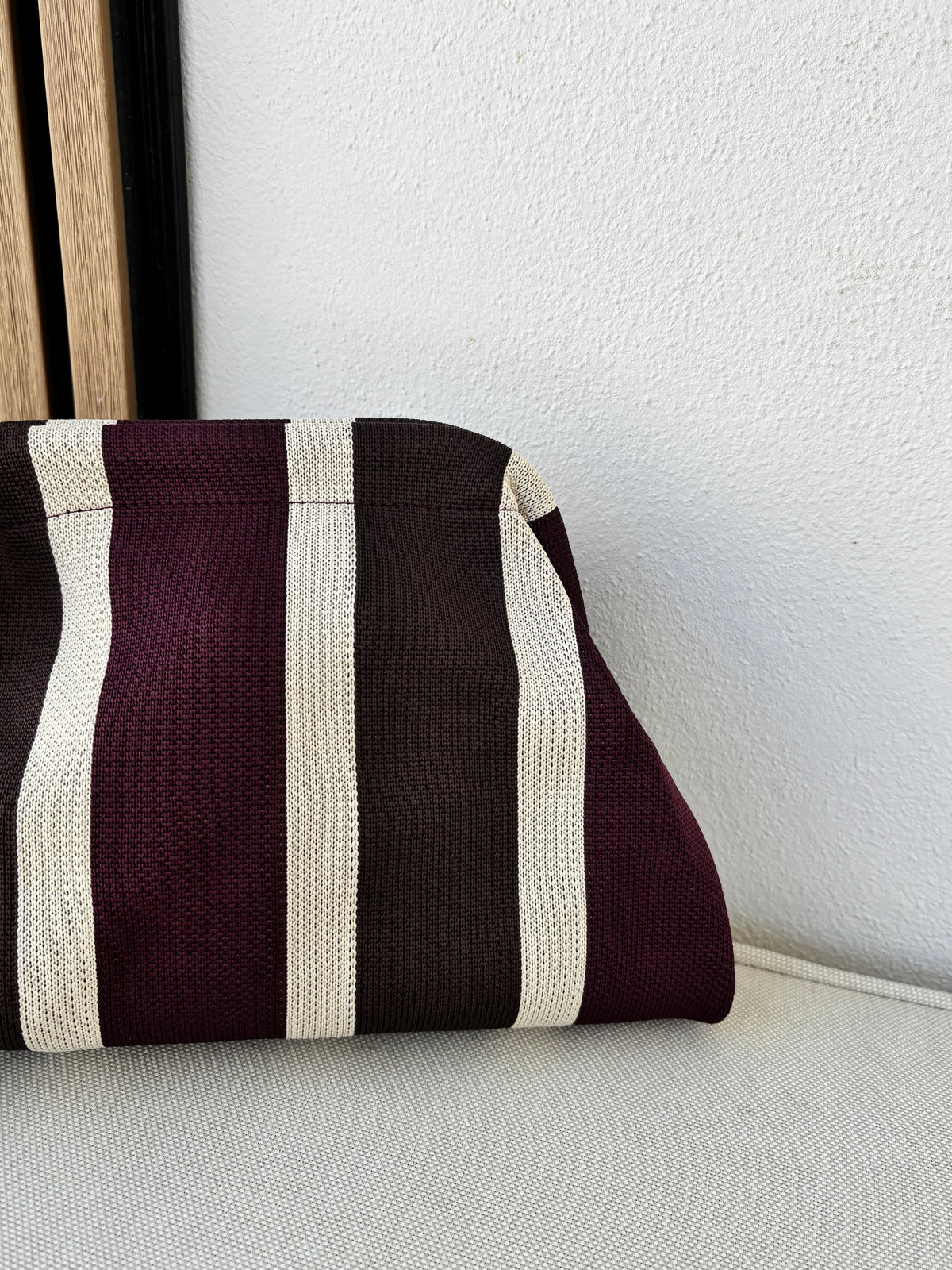 Bolso Rayas burdeos