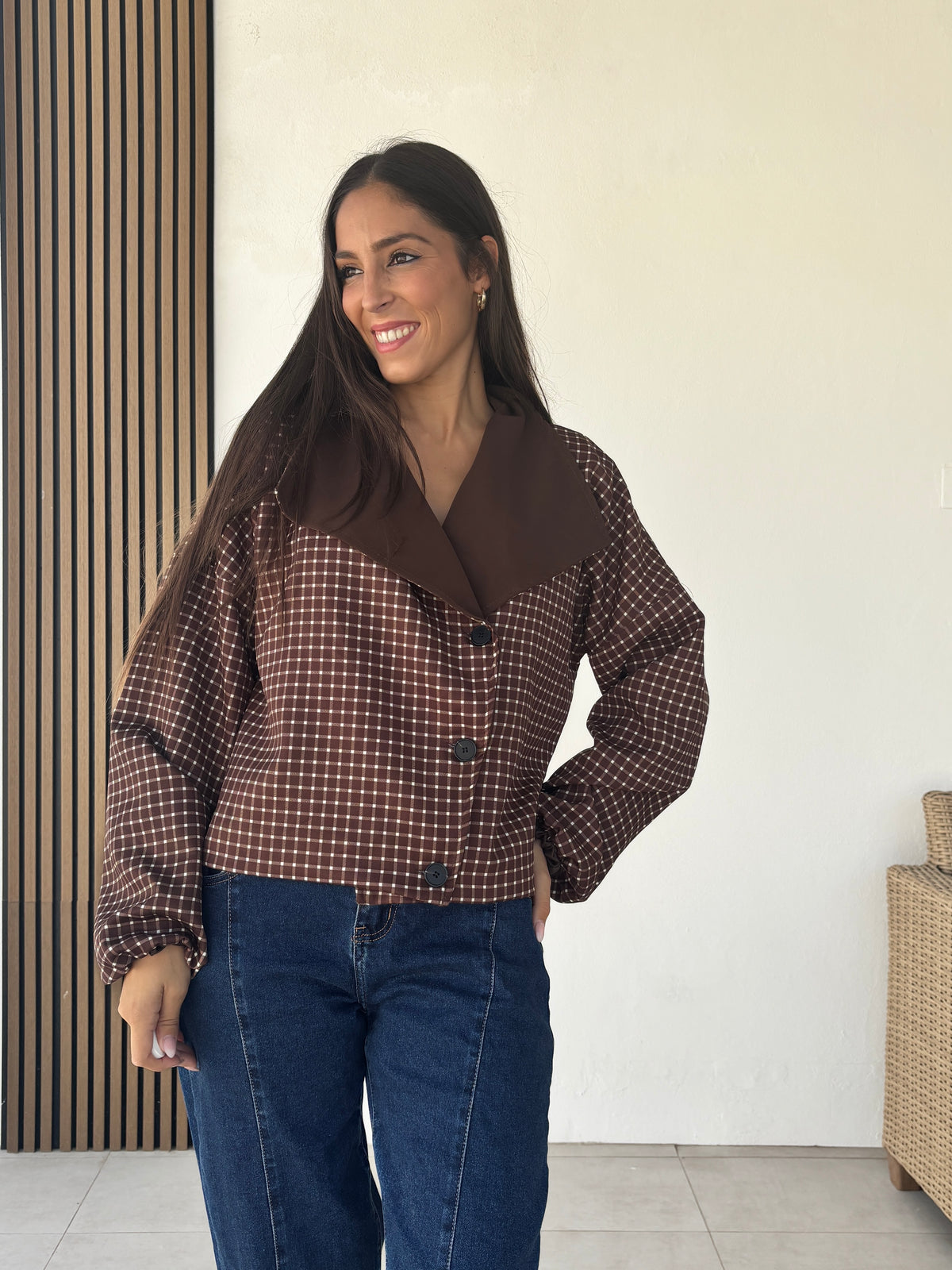 Chaqueta Candela marrón