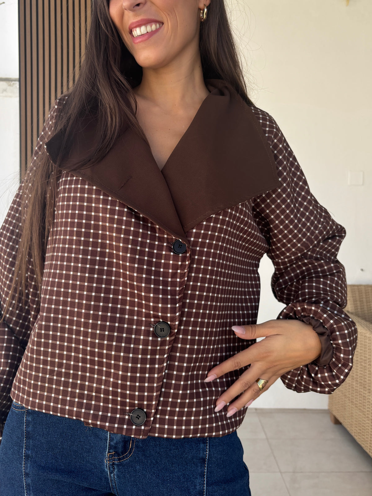 Chaqueta Candela marrón
