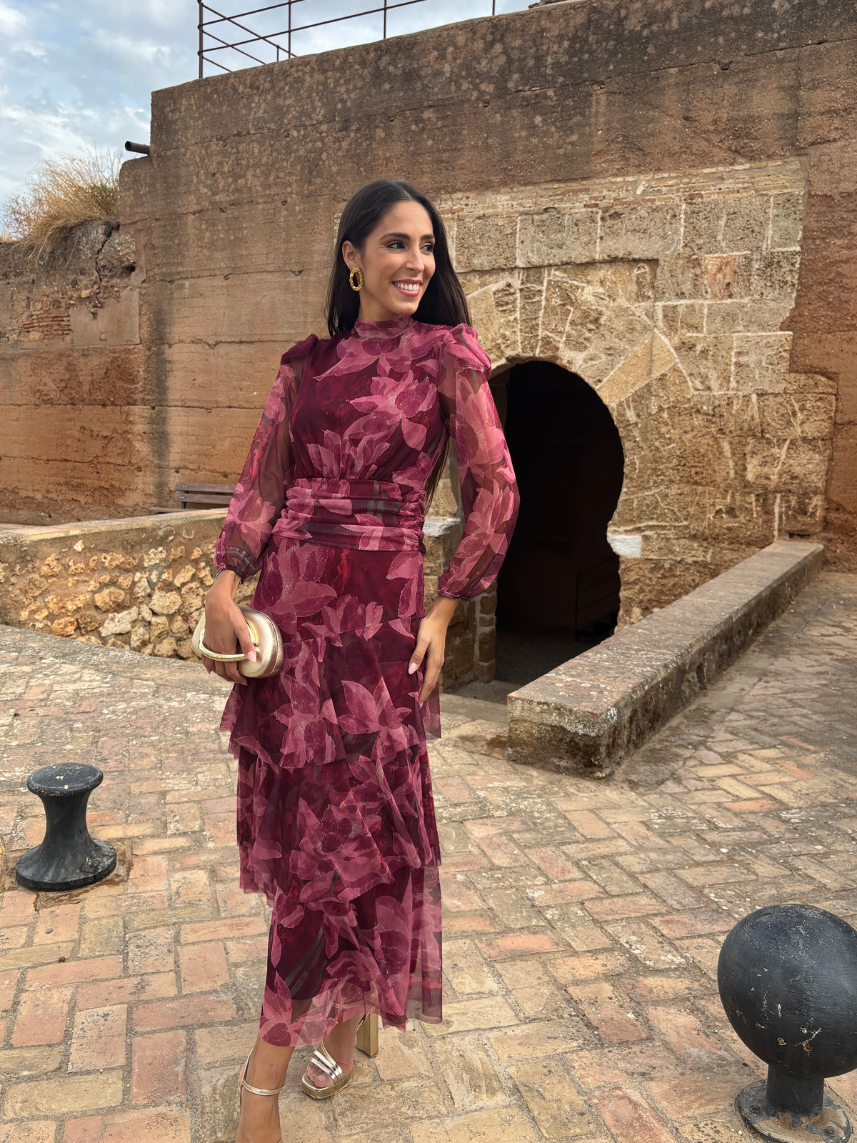 Vestido Aura rosa