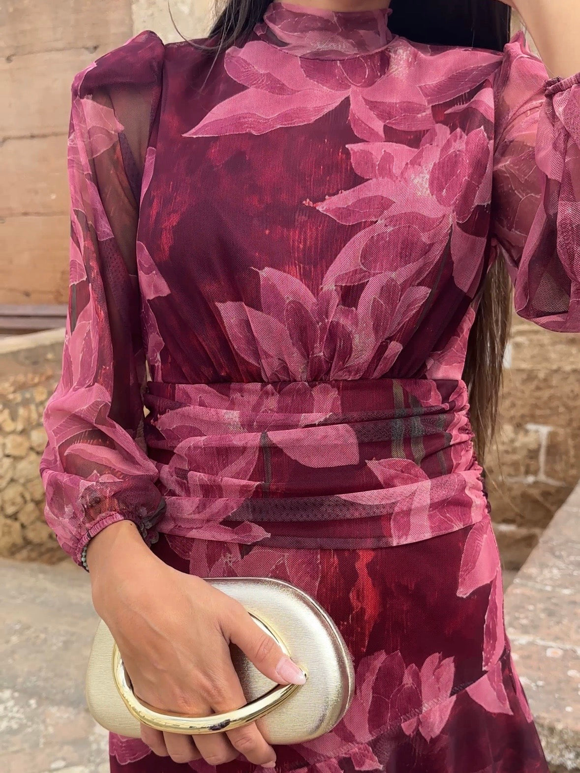 Vestido Aura rosa