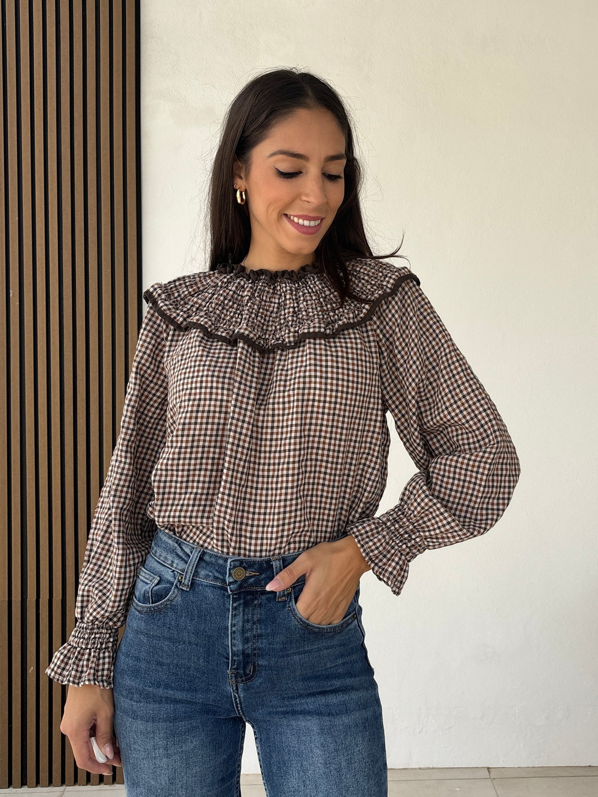 Camisa Mariana Marrón