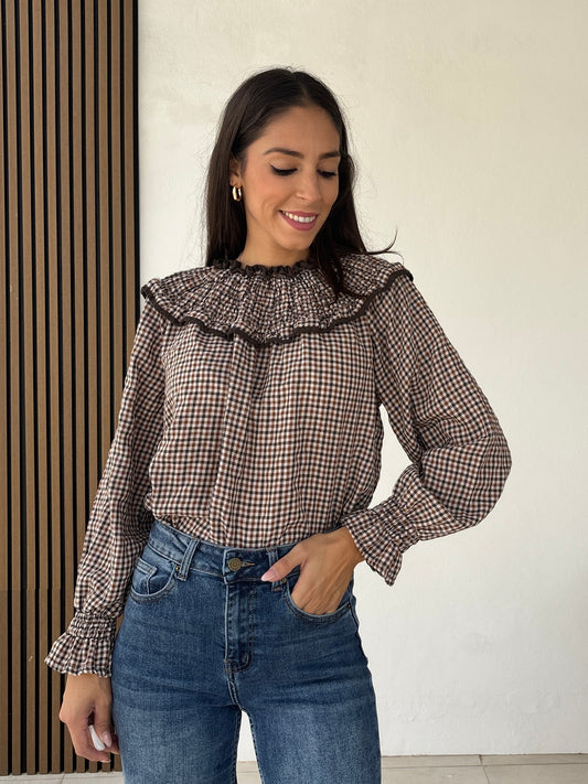 Camisa Mariana Marrón