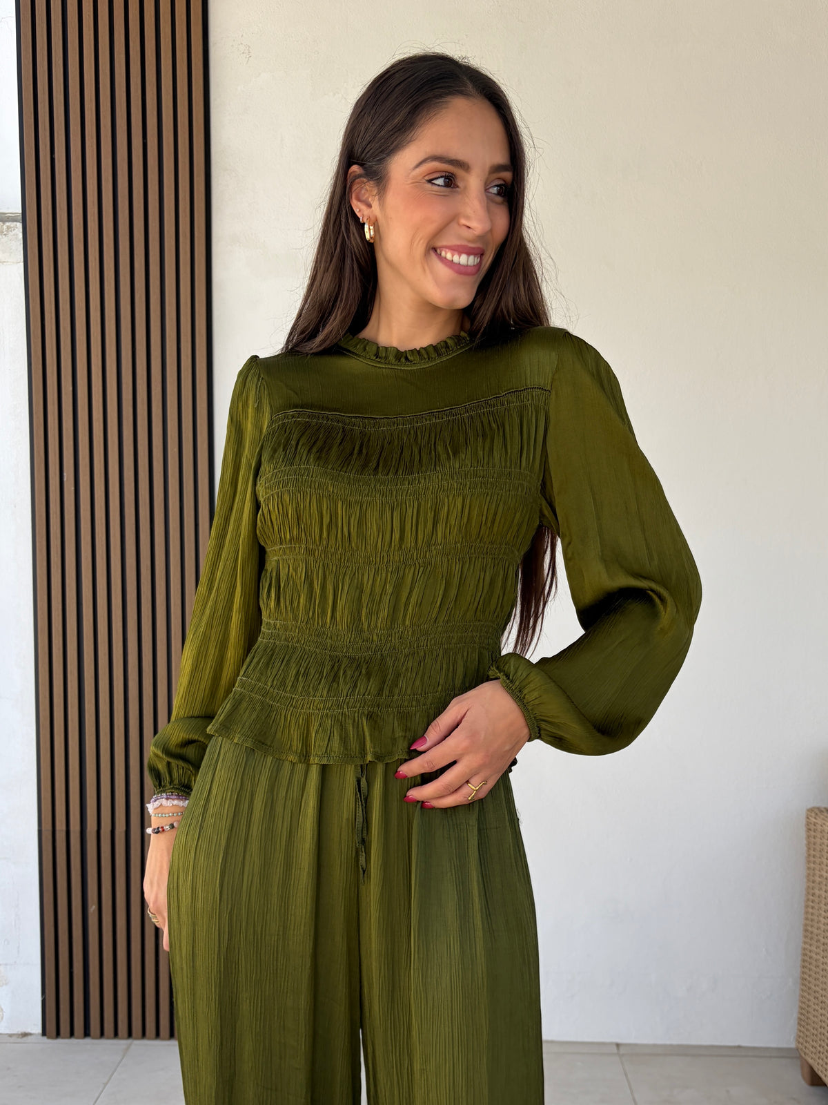 Conjunto tropical verde