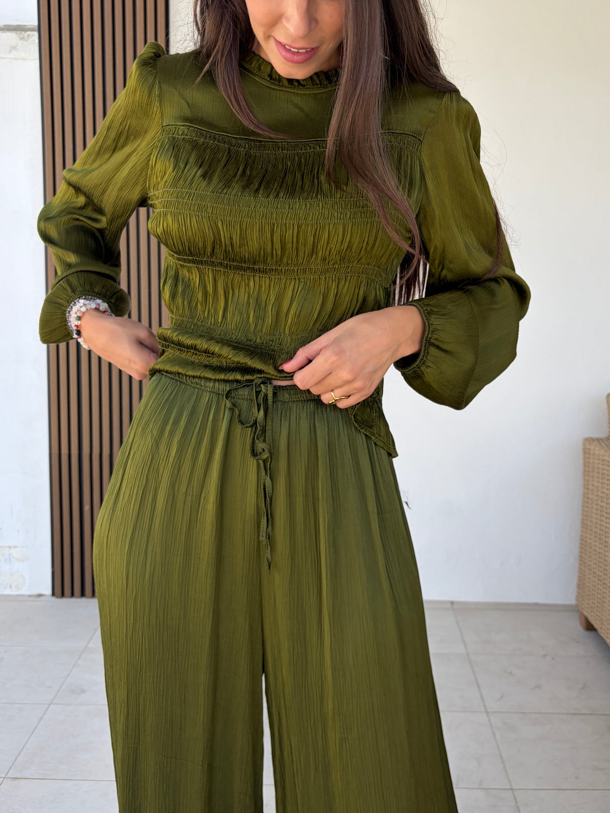 Conjunto tropical verde