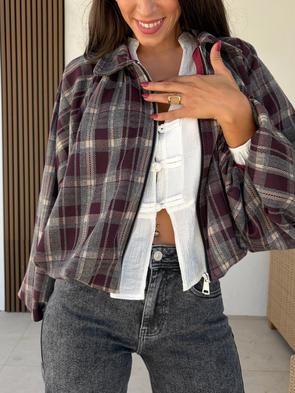 Bomber Aylen burdeos