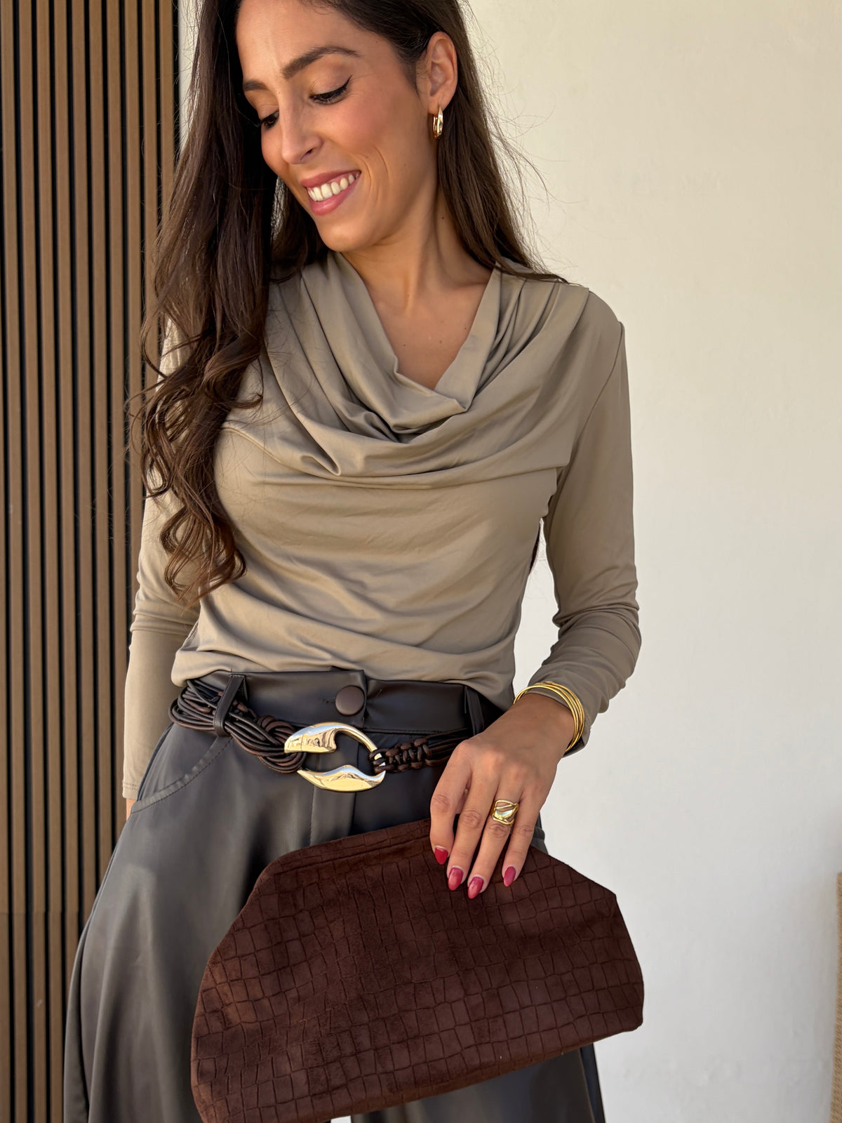 Blusa Paula beige
