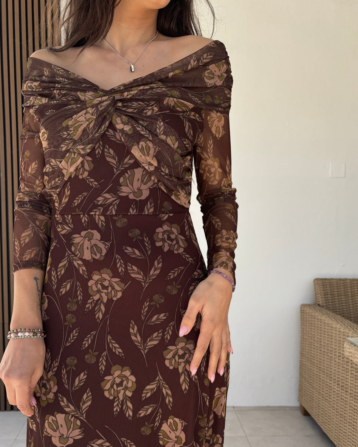 Vestido Bélgica Marrón