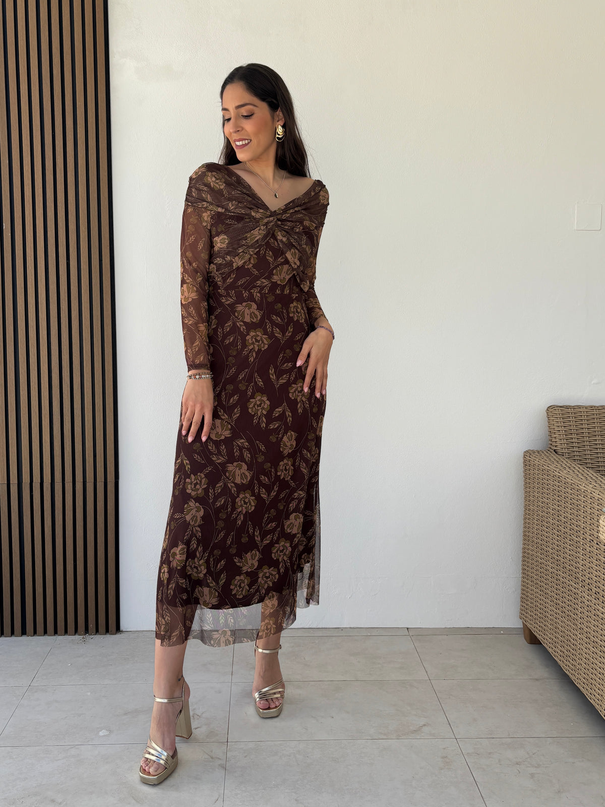 Vestido Bélgica Marrón