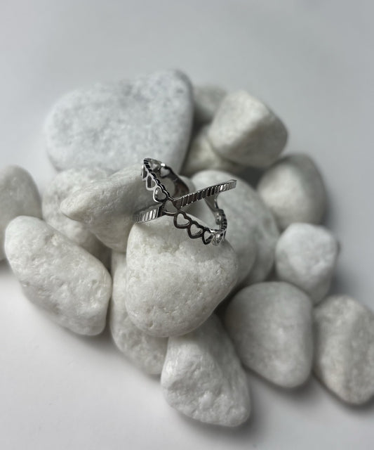 Anillo Corazones