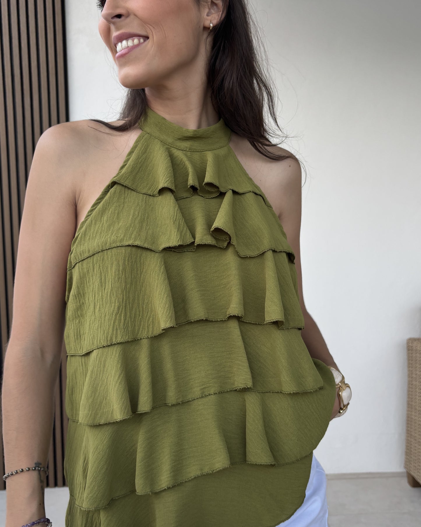 Blusa volantes Carmen