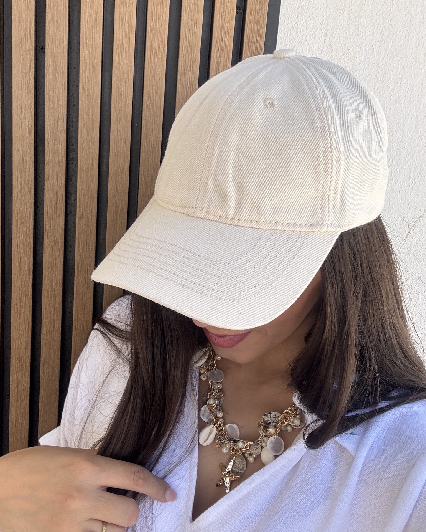 Gorra Beige