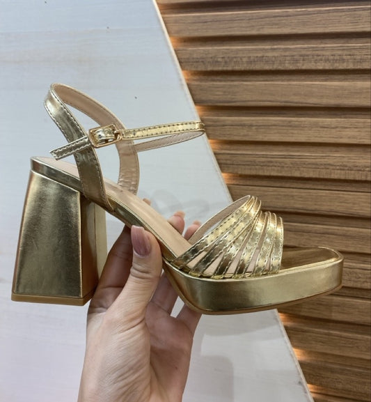 Tacón Tini Dorado