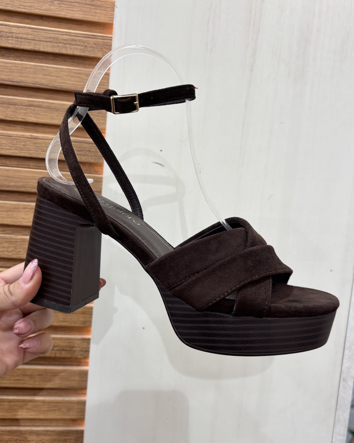 Zapato tacón Begoña Marrón